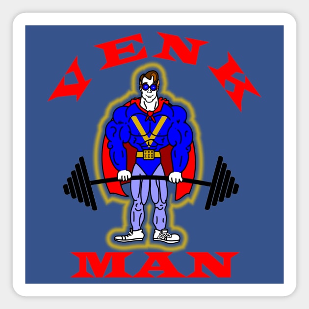 GB - Venk-Man Gym Shirt Magnet by BtnkDRMS